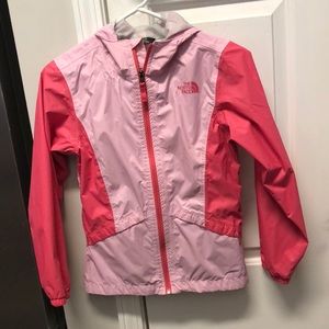 Girls NorthFace Rain Jacket size 10-12